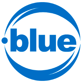 Логотип доменної зони .blue